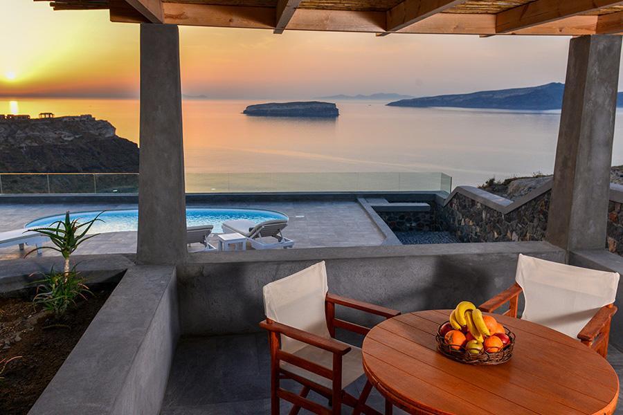 Our Villa Santorini Akrotírion エクステリア 写真