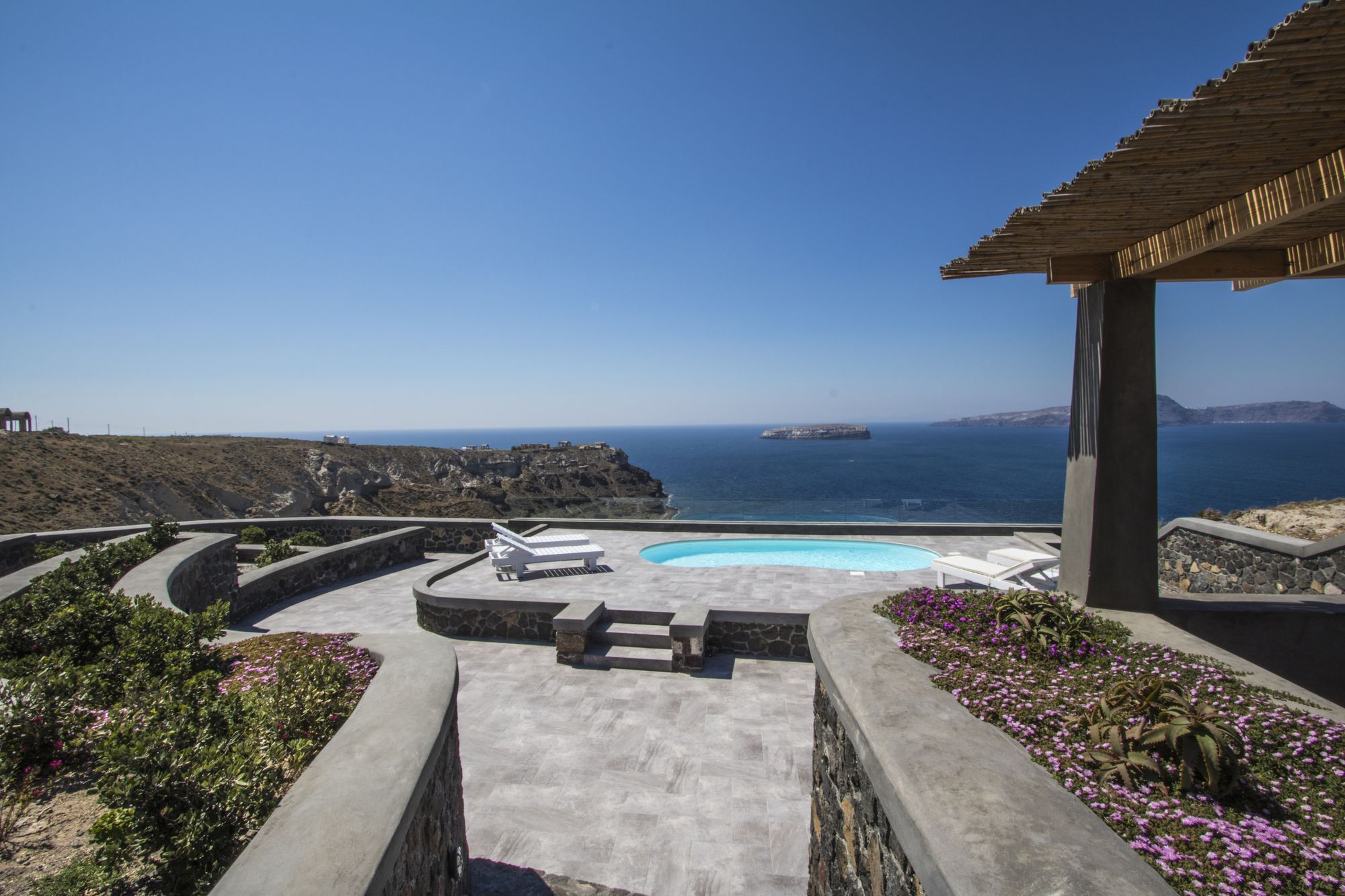 Our Villa Santorini Akrotírion エクステリア 写真