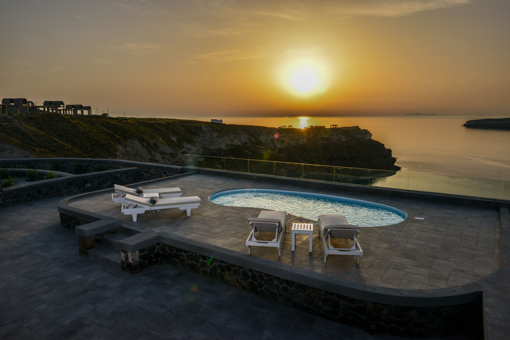 Our Villa Santorini Akrotírion エクステリア 写真