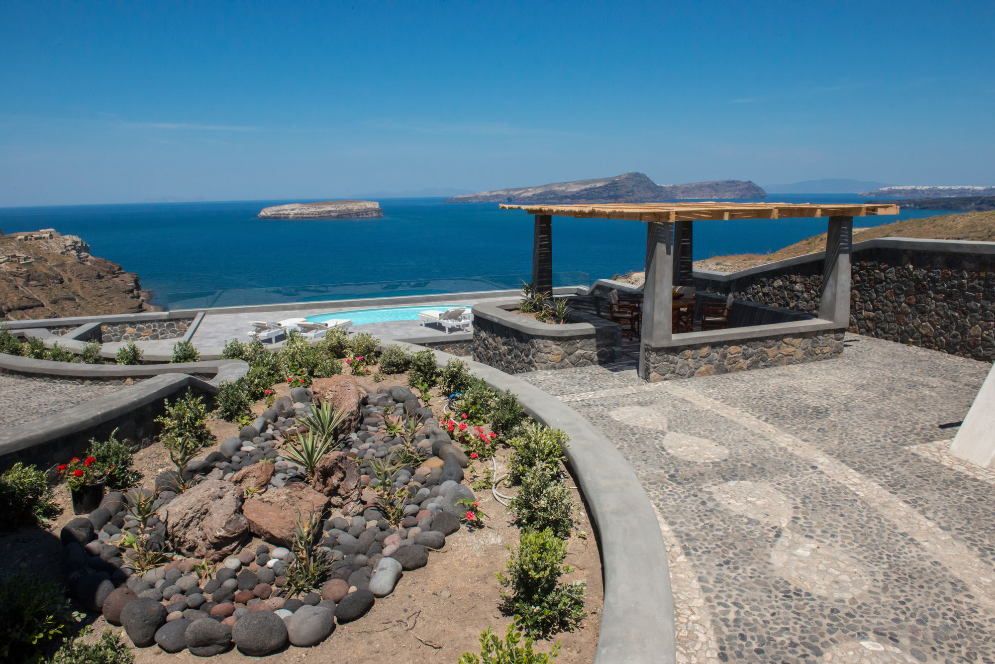 Our Villa Santorini Akrotírion エクステリア 写真