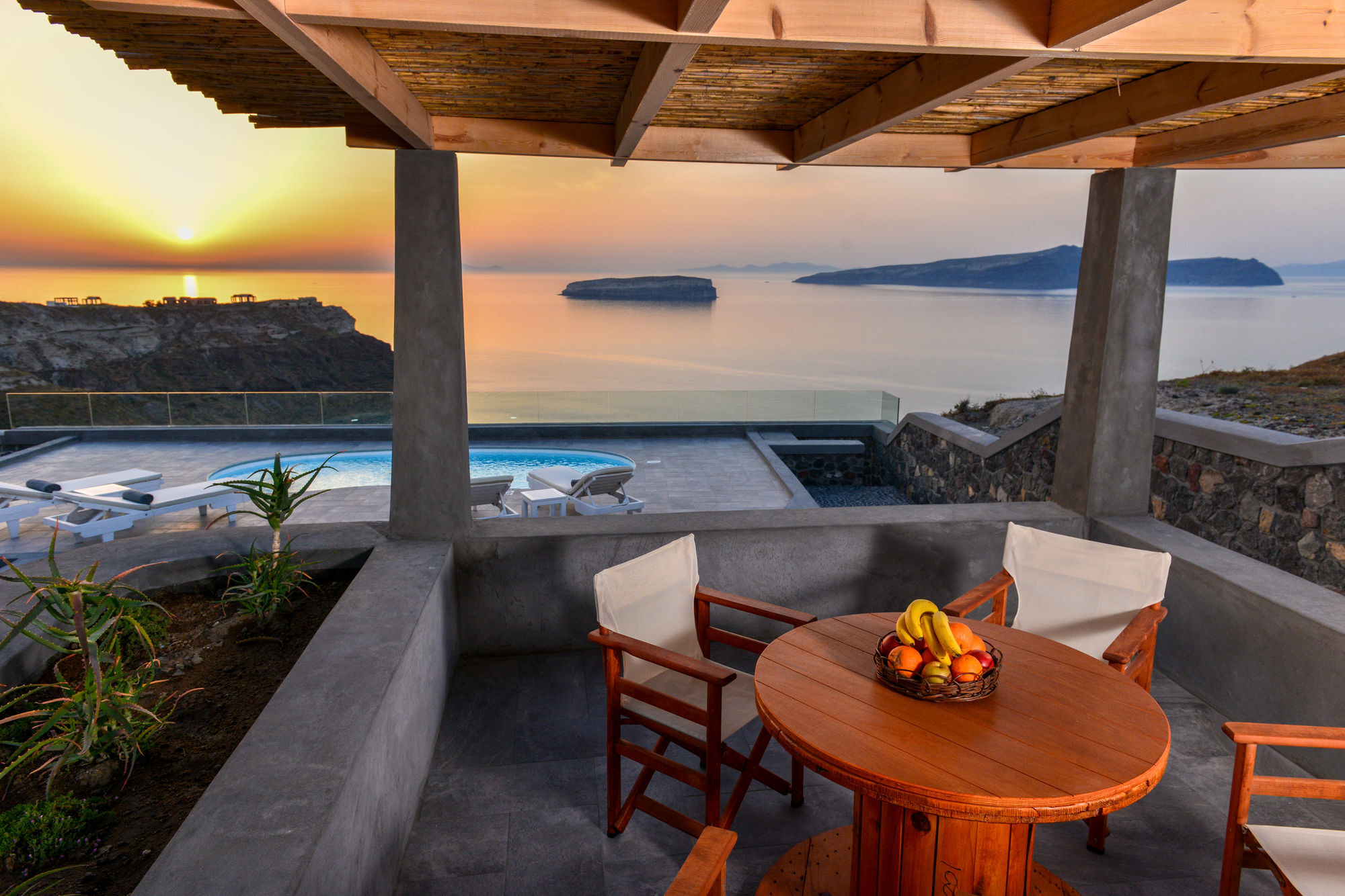 Our Villa Santorini Akrotírion エクステリア 写真